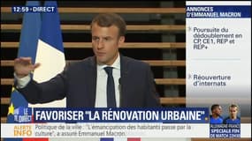 "Qui veut un contrat aidé ? Que ceux qui les défendent les prennent." La charge de Macron à Tourcoing