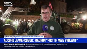 Accord UE-Mercosur: "On a l'impression [qu'Emmanuel Macron] vient de nous planter un poignard dans le dos", déclare Sylvain Delye, président de la FDSEA de l'Orne