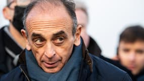 Eric Zemmour à Husseren-les-Châteaux, en Alsace, le 18 décembre 2021