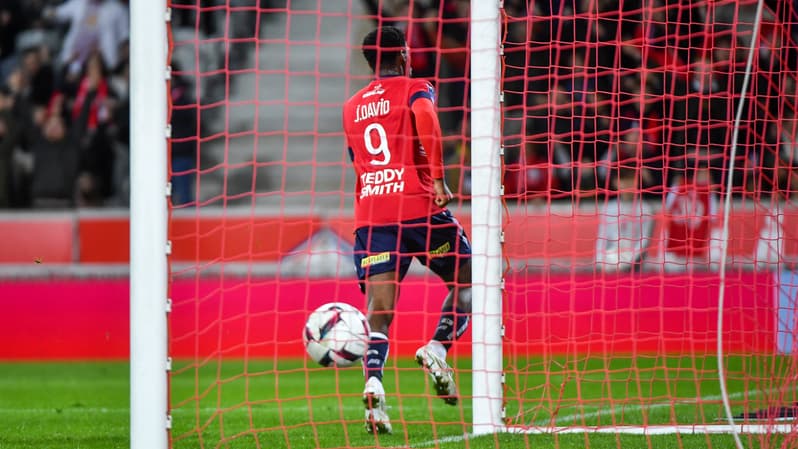 Jonathan David buteur contre Reims.