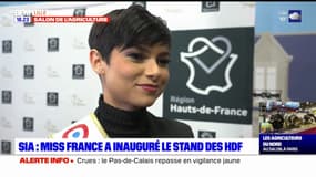 Salon de l'agriculture: Miss France a inauguré le stand des Hauts-de-France