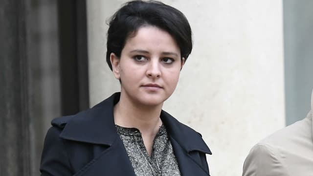 Najat Vallaud-Belkacem le 8 mars 2017 à l'Élysée