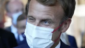 Emmanuel Macron à la Cité de l'Architecture à Paris, le 7 septembre 2021