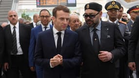 Emmanuel Macron et le roi du Maroc Mohamed VI, en novembre 2018.