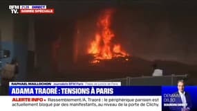 Rassemblement pour Adama Traoré: un tronçon du périphérique parisien est actuellement bloqué par des manifestants