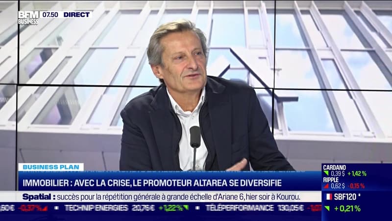 Jacques Ehrmann (Altarea) : Immobilier, le promoteur Altarea se diversifie avec la crise - 24/11