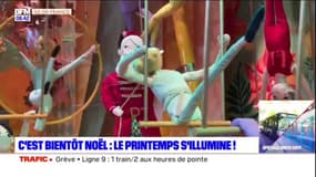 Paris: magie de Noël au Printemps Haussmann 