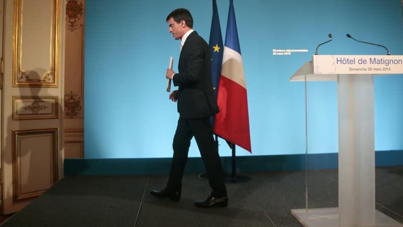Manuel Valls, le 29 mars 2015.