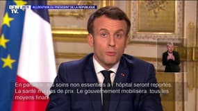 Emmanuel Macron: "Les soins non essentiels à l'hôpital seront reportés"