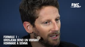 Formule 1 : Grosjean rend un vibrant hommage à Senna