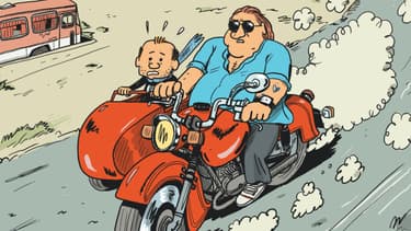 Détail de la couverture de "Gérard", la BD de Mathieu Sapin