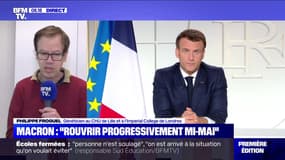 Macron : "Rouvrir progressivement mi-mai" - 01/04