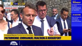 Droits de douane: Emmanuel Macron souhaite un accord "le plus rapide possible" 
