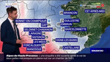 Météo DICI: un mardi mitigé, 25°C attendus à Gap