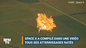 Avec dérision, SpaceX revient sur ses ratés