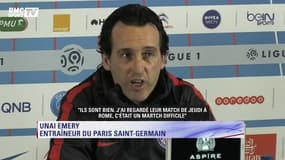 PSG - Emery s'attend à "un match difficile" face à Lyon