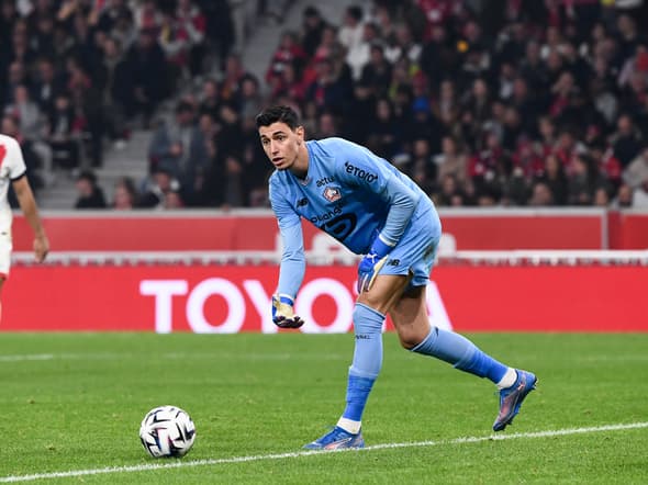 Berke Özer lors du match Lille-PSG (1-1, L1), le 5 octobre 2025