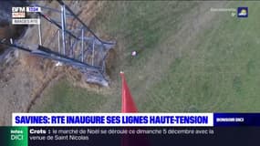 Savines: RTE inaugure ses lignes haute-tension