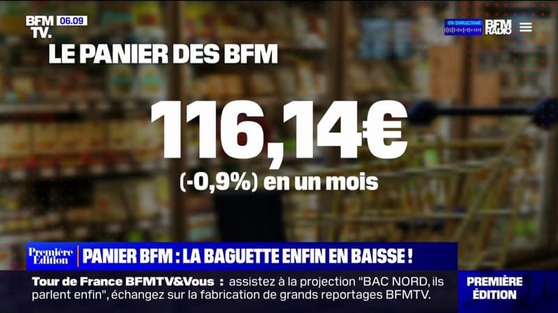 Panier BFM: les prix sont en baisse, notamment pour la baguette