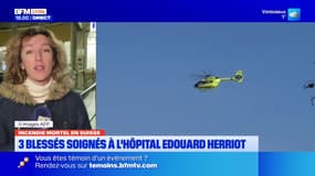 Incendie en Suisse : 3 blessés soignés à l'hôpital Edouard Herriot
