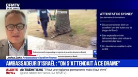 Fusillade à Sydney: "La chasse aux Juifs est ouverte à travers le monde", assure Joshua Zarka, ambassadeur d'Israël en France