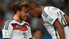 La joie de Götze et Boateng