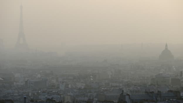 La pollution à Paris. (Illustration)