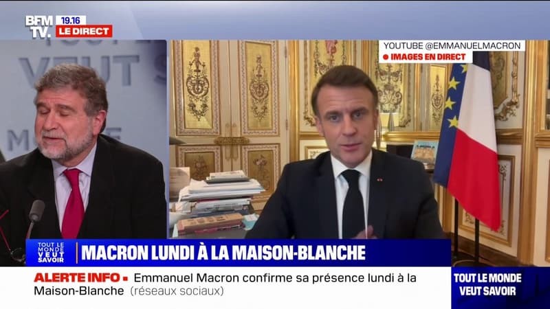 Guerre en Ukraine: Emmanuel Macron attendu lundi à la Maison-Blanche