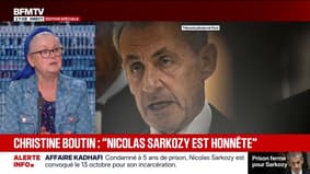 "Nicolas Sarkozy est honnête", souligne Christine Boutin, ancienne ministre