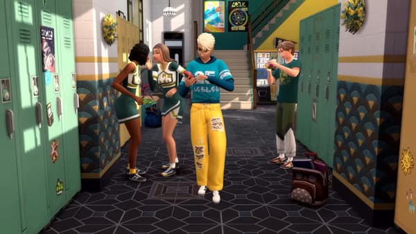 Les Sims ont également une vie de lycéens.