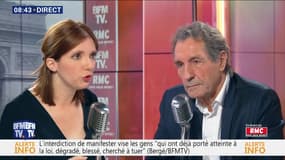 Aurore Bergé face à Jean-Jacques Bourdin en direct