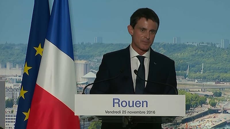 Manuel Valls était présent à Rouen ce vendredi