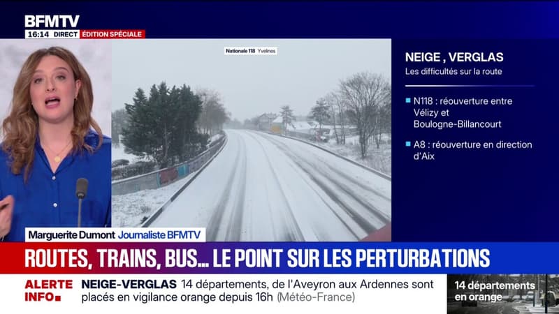 Neige-verglas: avions, trains, routes... Le point sur les perturbations