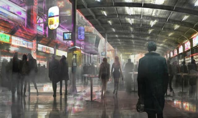 Un concept art de "Blade Runner 2".