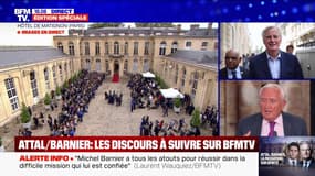Michel Barnier "n'est pas dans la caricature de droite", affirme Jean-Pierre Raffarin