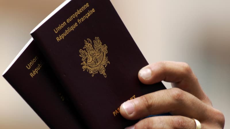 Un passeport français. (Photo d'illustration)