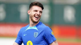 Declan Rice à l'entraînement avec l'équipe d'Angleterre, trêve de juin 2023
