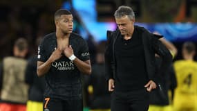 Luis Enrique et Kylian Mbappé