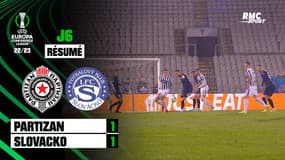 Résumé : Partizan 1-1 Slovacko - Conference League (J6)