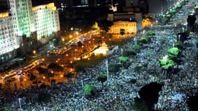 Manifestation de masse le 20 juin à Rio de Janeiro.