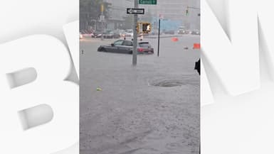 Photo des inondations à New York vendredi 29 septembre 2023.