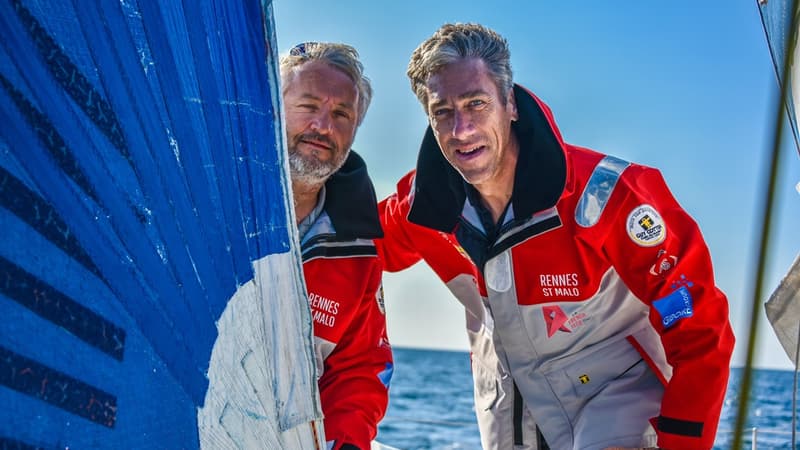 Yvan Bourgnon et Gilles Lamiré