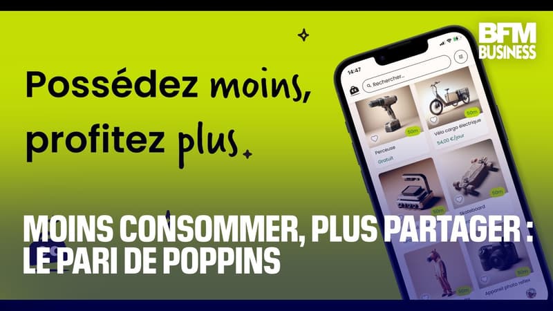 Moins consommer, plus partager : le pari de Poppins