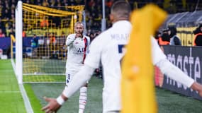 Neymar et Mbappé lors du match Dortmund-PSG, le 18 février 2020