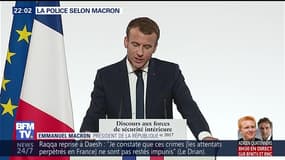 La police selon Macron