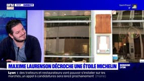  "On est super contents": Maxime Laurenson, chef du Rustique" à Lyon, a décroché une étoile au Guide Michelin ce lundi