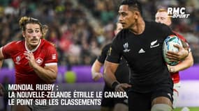 Mondial rugby : La Nouvelle-Zélande étrille le Canada, le point sur les classements