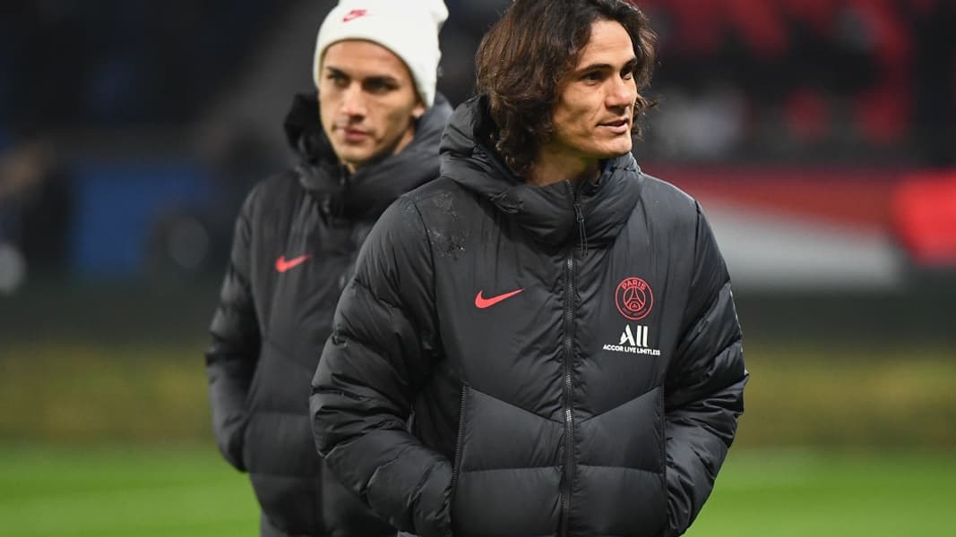 Edinson Cavani face à Nantes