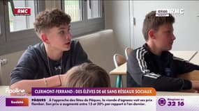 Clermont-Ferrand: des élèves de 6ème sans réseaux sociaux 