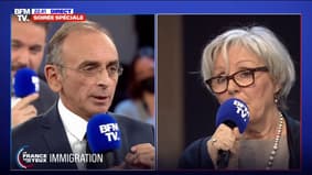 "Quand je prends le métro à 22h ou 23h je ne me fais pas agresser": l'échange tendu entre une habitante d'Aubervilliers et Éric Zemmour